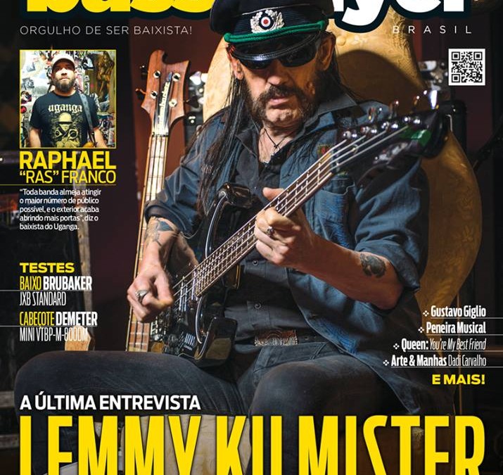 Uganga: baixista Ras em destaque na capa da nova edição da revista Bass Player