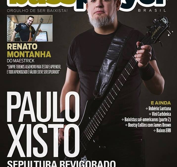 Renato Montanha, do Maestrick, é destaque de capa na nova edição da revista Bass Player