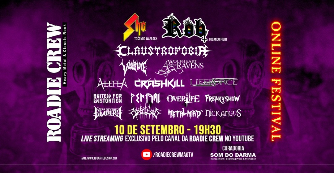 Headbangers mulheres e LGBTQIA+ em destaque no metal nacional através do “Roadie Crew – Online Festival”