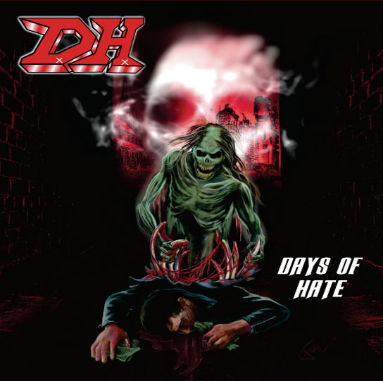 Já disponível pela Heavy Metal Rock, “Days Of Hate”, novo álbum do D.H., lendária banda paulista de thrash metal