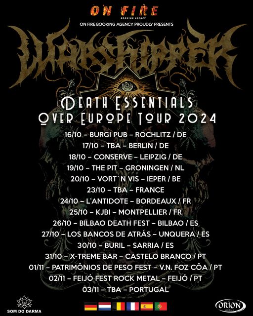 Warshipper - Death Essentials Over Europe Tour 2024